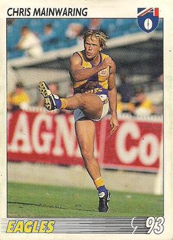 1993 Select AFL #3 Chris Mainwaring Front